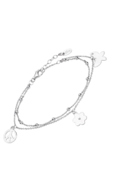 PULSERA PLATA 925 LOTUS 