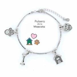PULSERA PLATA RODIADA 