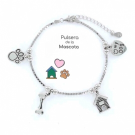 PULSERA PLATA RODIADA 