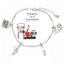 PULSERA PLATA RODIADA 