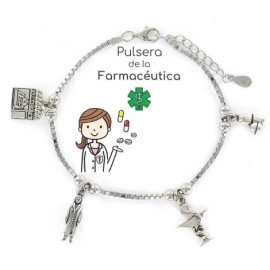 PULSERA PLATA RODIADA 