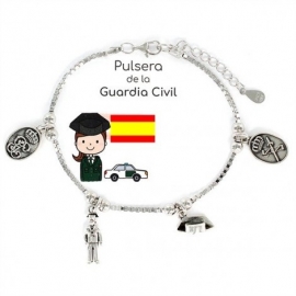 PULSERA PLATA RODIADA 