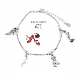 PULSERA PLATA RODIADA 