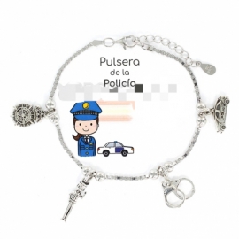 PULSERA PLATA RODIADA 