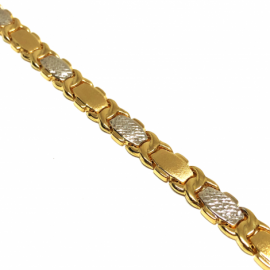 PULSERA ORO 18KT ESTAMPADO 20CM D7X1,5MM PESO G7,60