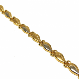 PULSERA ORO 18KT ESTAMPADO 20CM D6X2,5MM PESO G6,25