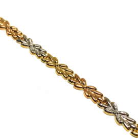 PULSERA ORO 18KT ESTAMPADO 19CM D5X1,40MM PESO G5,20