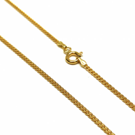 CADENA ORO 18KT ESLABON BARBADO 60CM D1,75X0,75MM PESO G6,75