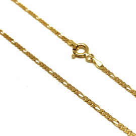 CADENA ORO 18KT TRES X UNO 60CM D1,75X0,60MM PESO G5,45