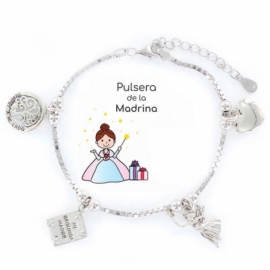 PULSERA PLATA RODIADA 