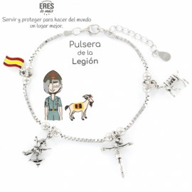 PULSERA PLATA RODIADA 