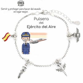 PULSERA PLATA RODIADA 