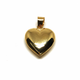 COLGANTE ORO 18KT CORAZON 14MM PESO G1,15