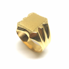 SELLO ORO 18KT HUECO D16X14X2,9MM PESO G5,30