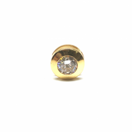 COLGANTE ORO 18KT CHATON CIRCONITA PESO G0,20 D6MM