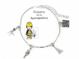 PULSERA PLATA RODIADA 