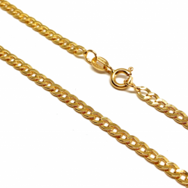 CADENA ORO 18KT ESLABON CHAFLAN 50CM D3,20X0,90MM PESO G5,90