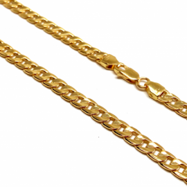 CADENA ORO 18KT BARBADA 60CM D4,75X1,20MM PESO G13,20