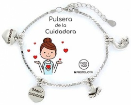 PULSERA PLATA RODIADA 