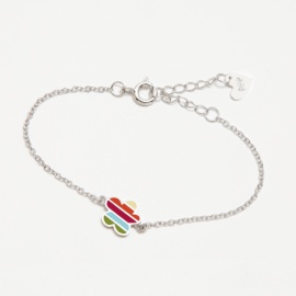 PULSERA PLATA 925 AGATHA RUIZ NUBE ARCOIRIS