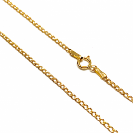 CADENA ORO 18KT BARBADA 60CM D1,50X0,6MM PESO G1,90