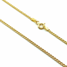 CADENA ORO 18KT BARBADA 60CM D1,75X0,80MM PESO G2,75