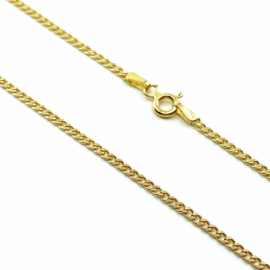 CADENA ORO 18KT BARBADA 60CM D1,75X0,80MM PESO G2,45