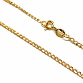 CADENA ORO 18KT BARBADA 60CM D1,90X0,80MM PESO G2,85