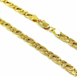 CADENA ORO 18KT OJO TIGRE 60CM D4X1,60MM PESO G11,90