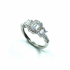ANILLO ORO 18KT CIRCONITAS D9,5MM PESO G2,35