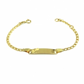 ESCLAVA ORO 18KT BEBE CHUPETE 14CM C24X4,5MM PESO G1,75