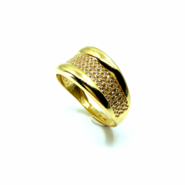 ANILLO ORO 18KT CIRCONITAS D10,5MM PESO G3,10