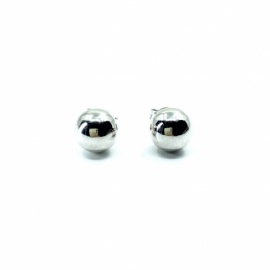 PENDIENTES ORO 18KT BEBE BOLA LISA D5,5MM PESO G0,65