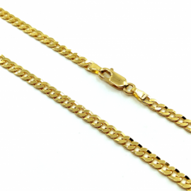 CADENA ORO 18KT BARBADA PLANA 60CM D3,84X1,09MM PESO G20,7