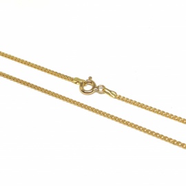 CADENA ORO 18KT CUBANA MACIZA 60CM D0,80X1,75MM PESO G6,50