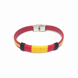 PULSERA CUERO-ACERO ESPAÑA