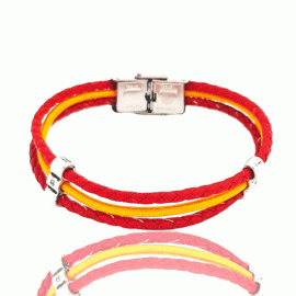 PULSERA CUERO-ACERO ESPAÑA