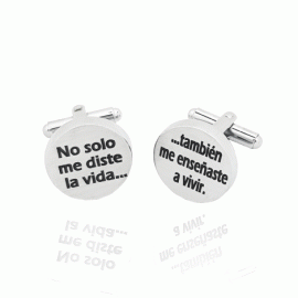 GEMELOS ACERO PERSONALIZABLES