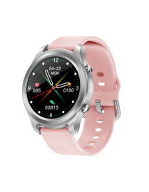 RELOJ SMARTWATCH EUROFEST MEDIDOR DE TEMPERATURA ROSA