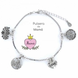 PULSERA PLATA RODIADA 