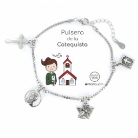 PULSERA PLATA RODIADA 