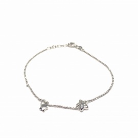 PULSERA PLATA 925 RODIADA ESTRELLITA