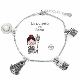 PULSERA PLATA RODIADA 