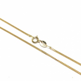 CADENA ORO 18KT CUBANA 50CM D1,05MM PESO G2,10