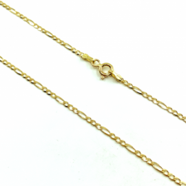 CADENA ORO 18KT TRESXUNO 50CM D1,60MM PESO G2,20