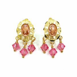 PENDIENTES ORO 18KT CUBANA CHUPONES D19X10MM PESO G1,90