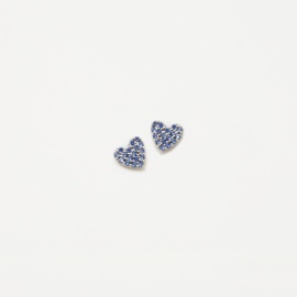 PENDIENTES PLATA 925 CORAZON STARLIGHT