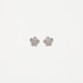 PENDIENTES PLATA 925 FLOR STARLIGHT