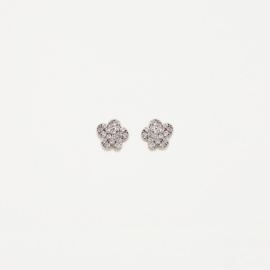 PENDIENTES PLATA 925 FLOR STARLIGHT