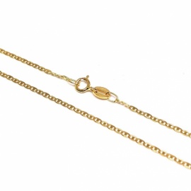 CADENA ORO 18KT TRAVESIÑA 50CM D1,28MM PESO G2,00